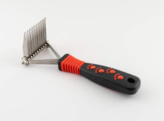 RYAN'S PET SUPPLIES Paw Brothers dematting tool with ergonomic grip for gentle detangling