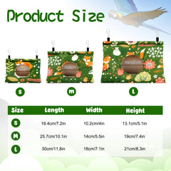 Rypet plush nest inside habitat for parrots promotes secure, sheltered retreats