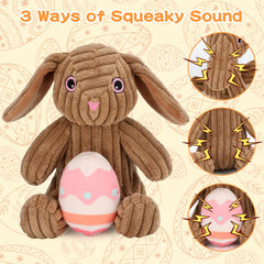 Rypet triple-squeak toy stimulates senses during chew and fetch