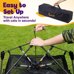 Rywell catio carry bag shows portable design for easy transport