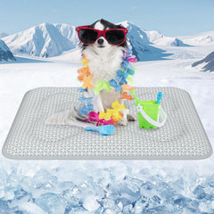 Rywell dog cooling mat 30x20 with Arc-Chill 3.0 for lasting cool relief.