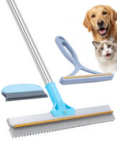 RZPTL carpet rake with 54-inch reach for easy pet hair removal on floors