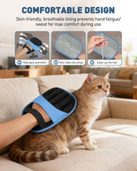RZPTL glove lifting pet hair from clothing during daily use