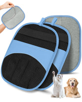 RZPTL pet hair removal glove closeup showing bristles for efficient fur pickup