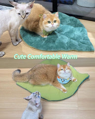 Rzxlszy cat mat cotton filling creates safe, breathable warmth for pets