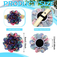 Sadnyy puppy bow tie-dye multicolor adds playful flair to everyday outfits.