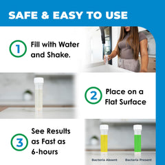 Safe Home EPA-certified DIY test kit for accurate at-home water testing.