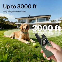 SafeShock long-range system shows up to 4200ft of coverage.