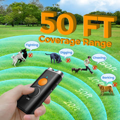 Saigain dog bark deterrent for outdoor use silences neighbor barking with humane ultrasonic signals