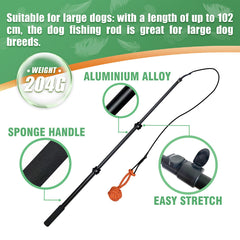 SailStart aluminum flirt pole is lightweight yet sturdy for long play sessions.