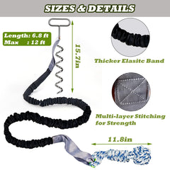 SailStart dog tug toy attached to tree for high-energy play