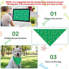 Saintrygo adjustable bandana with tie knot fits most dogs