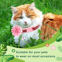 Saintrygo dog flower bow collection style C lightweight chiffon for comfort