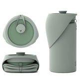 SÄKER portable dog water bottle with slurpy sack for on-the-go hydration.