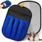 Salhap electrostatic gloves close-up for effortless pet hair removal on fabrics.