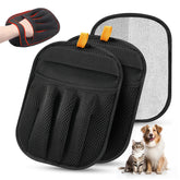 Salhap pet-hair-removal-glove close-up showing soft touch for quick fur pickup