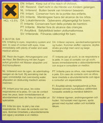 Salifert phosphate test kit color comparator showing clear reading