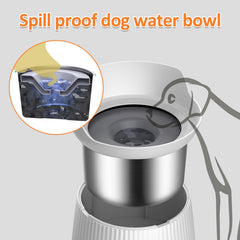 Salodal adjustable-height dog bowl stand adapts from puppy to adult