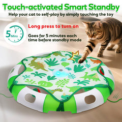 Salodal bird chirping sounds attract your cat, encouraging alert stalking and playful pouncing.