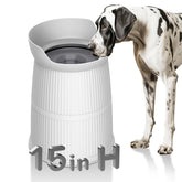 Salodal elevated dog bowl stand supports comfortable feeding posture for large dogs