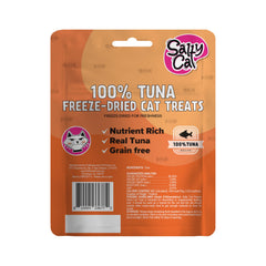 Salty Cat freeze-dried tuna treats grain-free snack option.