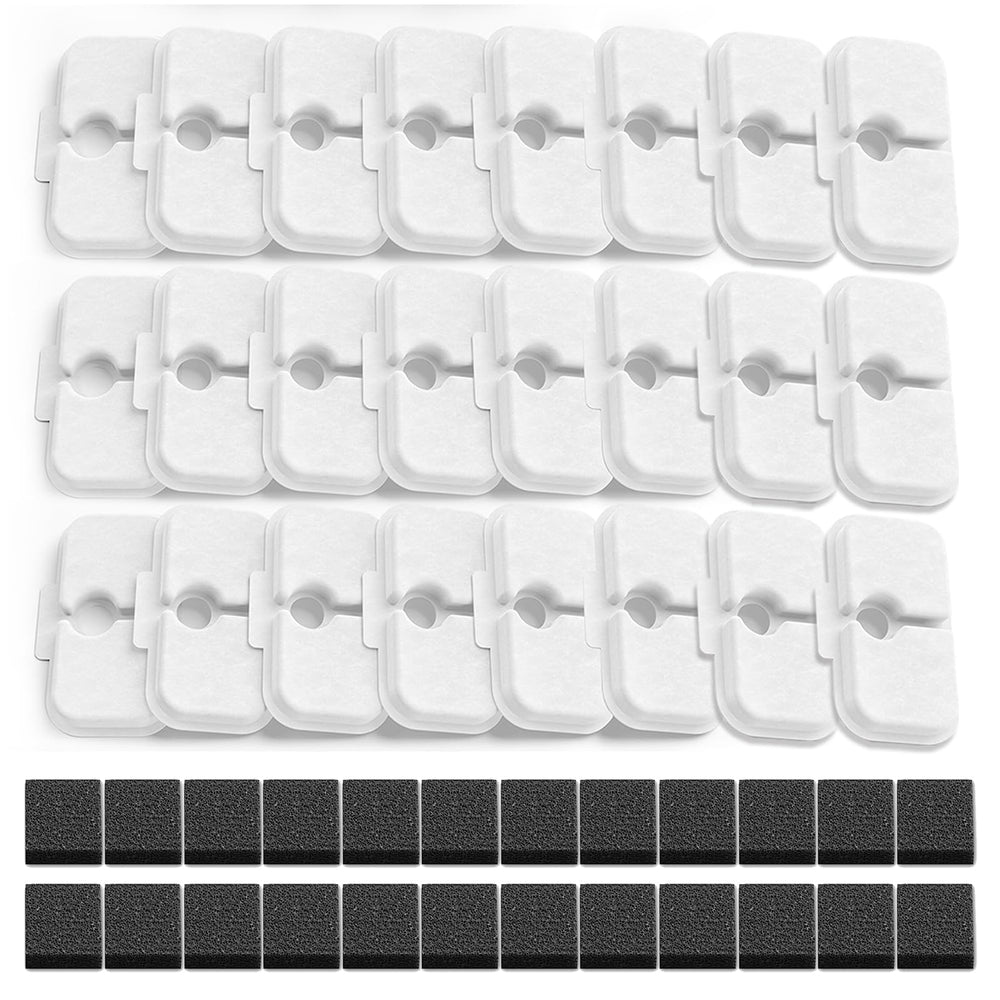 SAMANIJA replacement filter for cat fountain with triple filtration improves water taste.