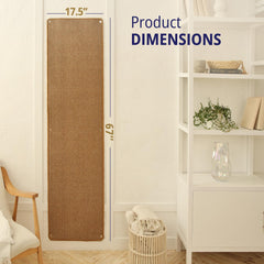 Sandpeak cat wall climber with fixed nails secures firmly to furniture and walls.