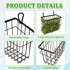 Sangle SOPFFY hay rack keeps hay accessible and orderly.
