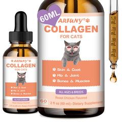 The SANTKOL cat collagen drops bottle pour makes direct application easy.