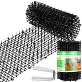 Sanwuta Cat Spike Mat outdoor installation protects garden edges and plants.