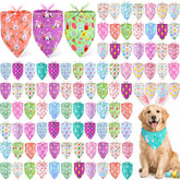 Sanwuta Easter dog bandana with bunny design for festive, standout pet looks.