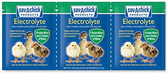 Sav-A-Chick water packets ready to hydrate poultry during heat
