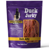 Savory Prime Duck Jerky bag-front shows 3 lb pack for training rewards.