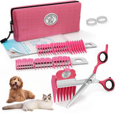 Scaredy Cut silent grooming kit in pink for gentle, stress-free grooming sessions.