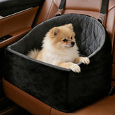 Scilulu dog car seat plush comfort with memory foam padding for cozy rides.