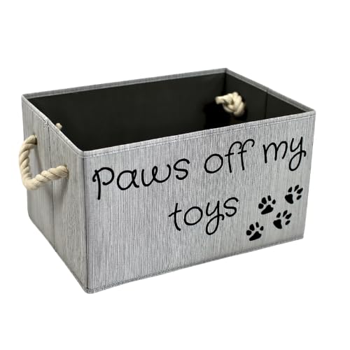 SD SKYDEN dog toy storage bin with open view for easy access