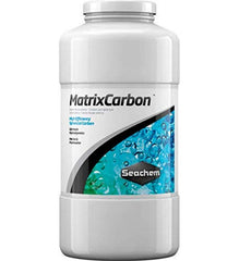 Seachem Matrix Carbon 1L spherical beads maximizing water flow and contact time.