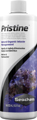 Seachem Pristine 500ml bottle ready for aquarium water care and maintenance.