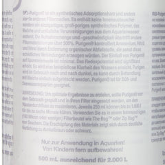 Seachem Purigen suitable for freshwater and saltwater applications in tanks.