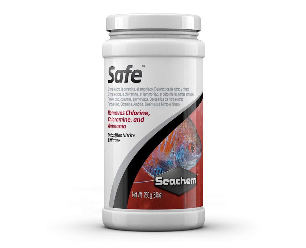 Seachem Safe 1kg dry water conditioner ready to treat tap water for aquariums