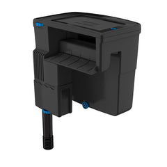 Seachem Tidal 75-gallon filter with surface-skimmer for improved gas exchange.