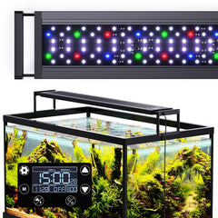 SEAOURA 24/7 LED aquarium light timer enables automatic day-night cycles for tanks.