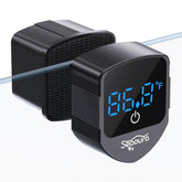 SEAOURA 2-in-1 cleaner for glass tanks with dual cleaning and temperature readout