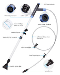 Seaoura extension tubes allow versatile setup for various tank sizes
