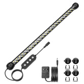 SEAOURA LED aquarium light with timer for planted tank illumination.