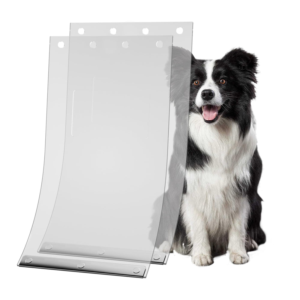 SECIVLOT Ruff Weather XL flap front view, durable seal reduces drafts for pets.