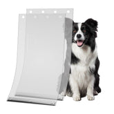 SECIVLOT Ruff Weather XL flap front view, durable seal reduces drafts for pets.