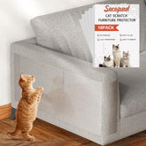 Secopad 18 PCS Furniture Protector Kit protecting surfaces from cat claws while staying discreet.