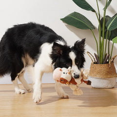 Sedioso bite-resistant natural cotton toy supports gentle teething and teeth care.