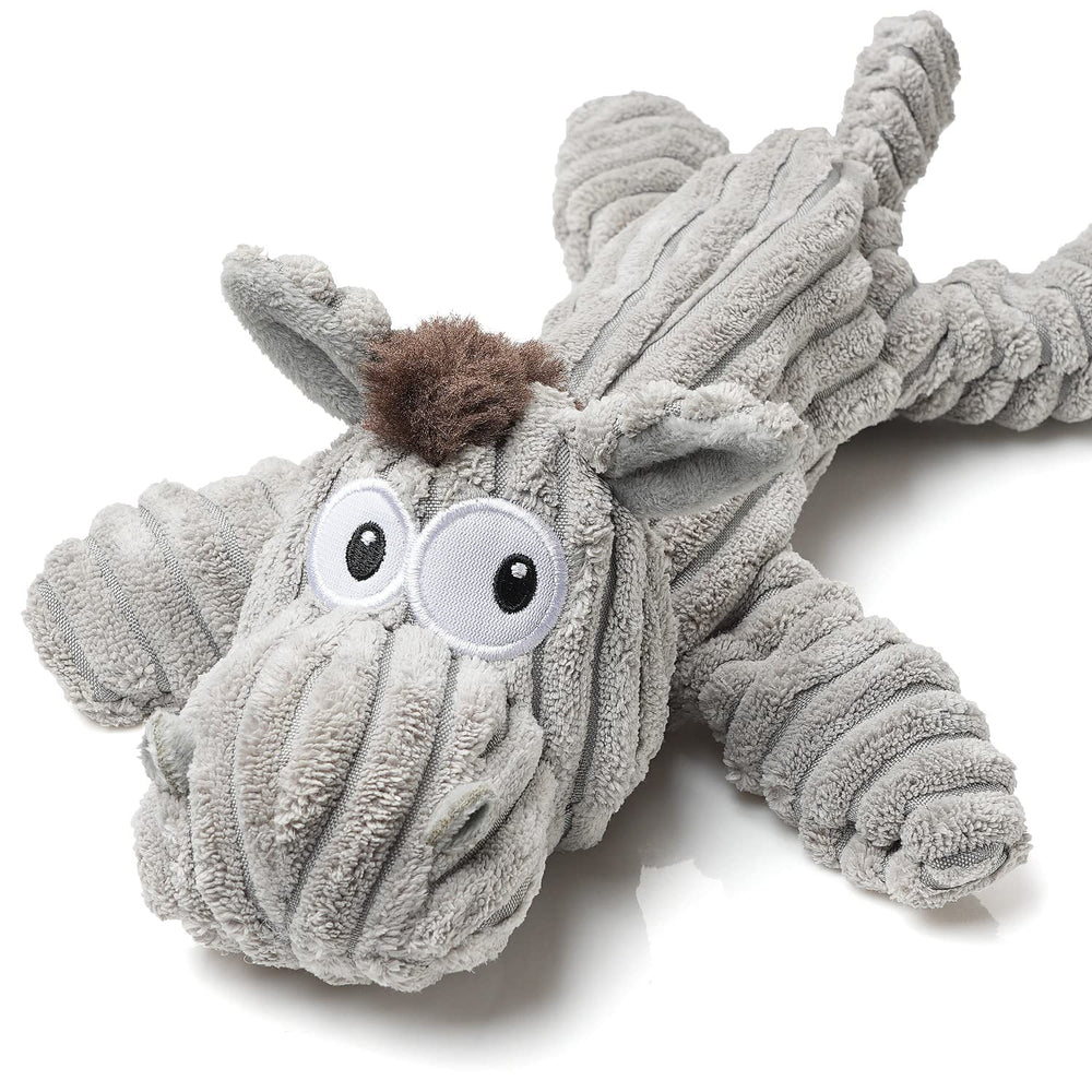 Sedioso dog toy unstuffed plush body for flexible play and gentle chew sessions